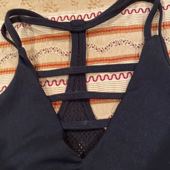 ZYIA Active sports bra, black, nylon/spandex blend, washable, XL - Picture 2 of 9